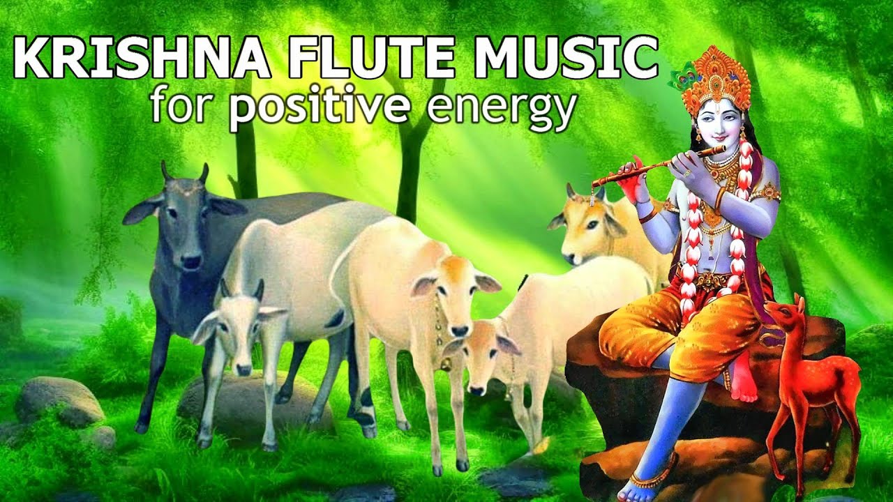 KRISHNA FLUTE MUSIC FOR POSITIVE ENERGY MEDITATION  RELAXING MUSIC FLUTEMORNING FLUTEYOGA 357