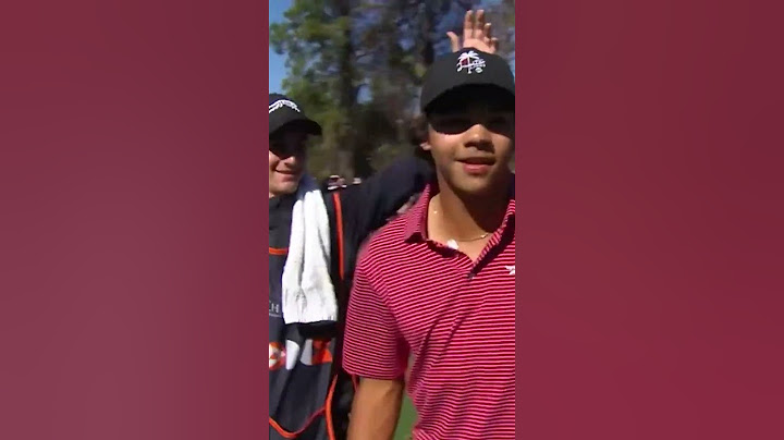 Charlie Woods hits his first ever hole-in-one ⛳️  and Tiger is HYPED! #shorts