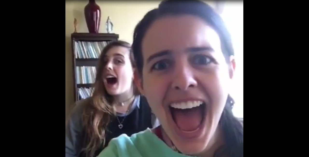 Cimorelli rehearsing for the tour in South America (03.30.2016)