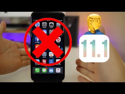 iOS 11.1을 설치하지 마십시오! (경고)