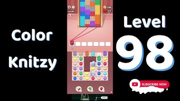 Color Knitzy Level 98 Walkthrough | Step-by-Step Guide 🧠 | Go Answer