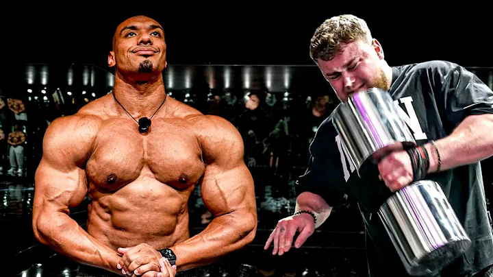 21 year old Viking curls 200lb DUMBBELLS! Elias Engquist