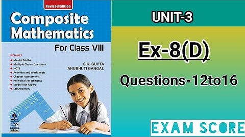 composite mathematics class 8 || percentage and it