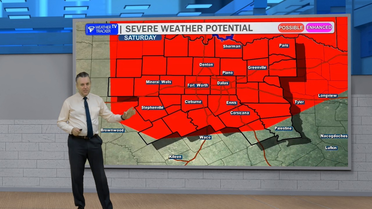 NORTH TEXAS WEATHER: Weekend Storm Risk - YouTube
