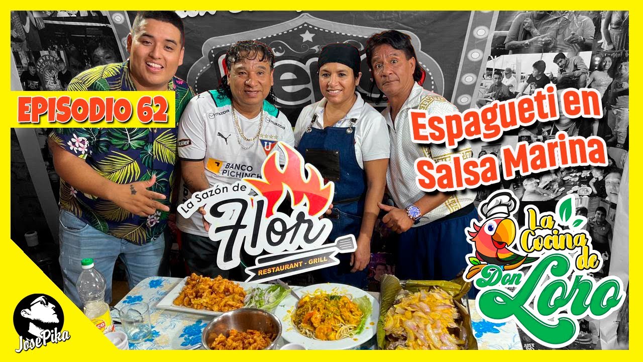 Espagueti en Salsa Marina - La sazón de flor llego a la cocina de Don Loro