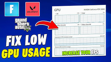 How to Fix Low GPU Usage & CPU Bottleneck | Use GPU Instead of CPU