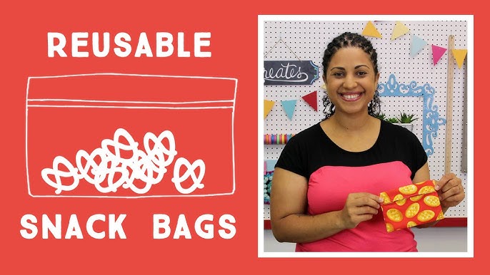 How to Make Reusable Snack Bags - Snack, Sandwich, and Gallon – Quiltd  Studios