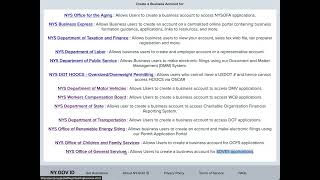 Celebrity How to Create a NY.GOV Business Account Net Worth