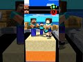 Help the Herobrine family get the treasure before the villagers #shortsv