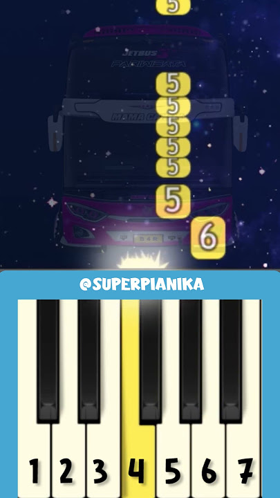NOTASI PIANIKA TELOLET DAV YALAL WATHON (SUPER PIANIKA) #pianika #belajarpianika #basuri #telolet