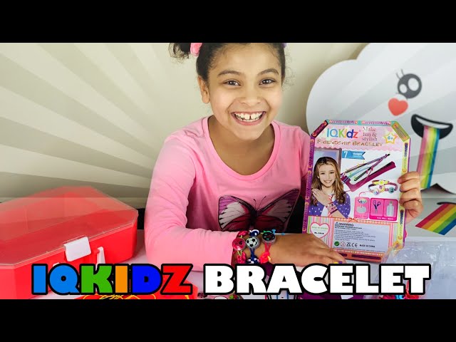 IQKidz Friendship Bracelet Making Kit - Make Bracelets Craft Toys for Girls  Age 8-12 yrs, Cool Birthday Gifts for 7, 9, 10, 11 Years Old Kids