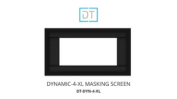 Display Technologies Dynamic-4-XL Masking Screen overview