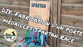 DIY: fabriquation d'un porte médailles Spartan Race 