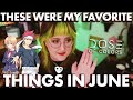 JUNE FAVORITES  |  orange lipstick, lots of hair product and Food Wars?