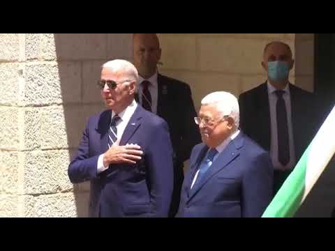 Palestinian Orchestra Destroying US Anthem on Joe Biden Visit