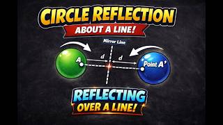 Circle Reflection About a Line | Grade 11 Mathematics Transformation (Easy Explanation)