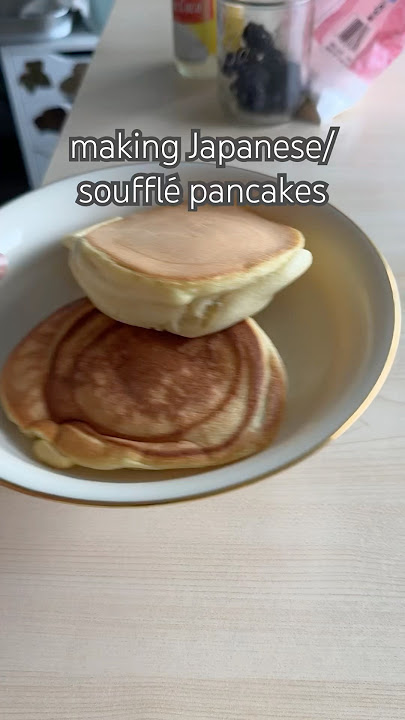Japanese pancakes #shorts #diy #recipe #baking #pancakes #food #snack #experiment