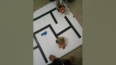 maze solving with master slave concept