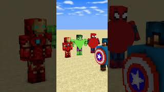 Baby Noob Draws A House Of Cards For Superhero - Minecraft Animation #Shorts