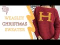 SIMPLE Weasley Christmas Sweater | Crochet Tutorial