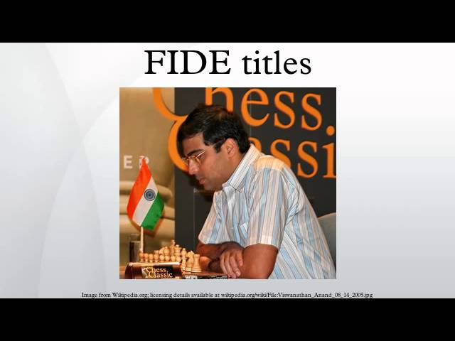 FIDE titles - Wikipedia