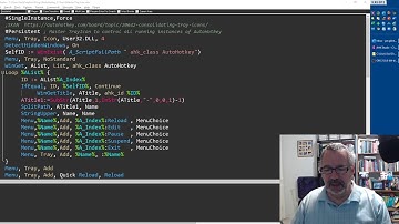Quickly edit, reload, etc, your running AutoHotkey scripts (Even those w/o a system tray icon)