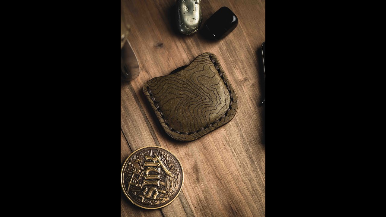 Overland Leather Challenge Coin Money Clip Wallet 