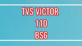 Tvs victor 110 bs6