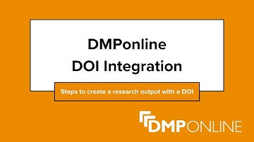 DMPonline DOI Integration