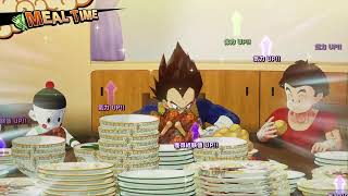 PS4 ドラゴンボールZ カカロット・サイヤ人達の食べっぷりをただ観る動画♪