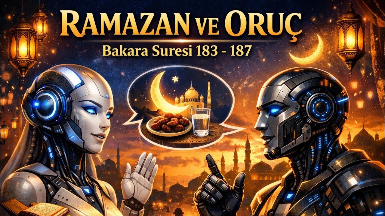Ramazan ve Oruç Bakara Suresi 183 - 187. Ayetleri Yapay Zekalar Yorumladı 