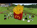 SURVIVAL FRIES HOUSE WITH 100 NEXTBOTS in Minecraft - Gameplay - Coffin Meme