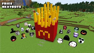 SURVIVAL FRIES HOUSE WITH 100 NEXTBOTS in Minecraft - Gameplay - Coffin Meme