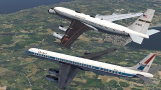 Douglas DC-8 VS Boeing 707