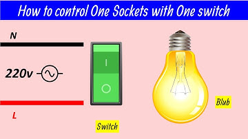 One bulb one switch connection || How to control one bulb with One switch@Apex Prize