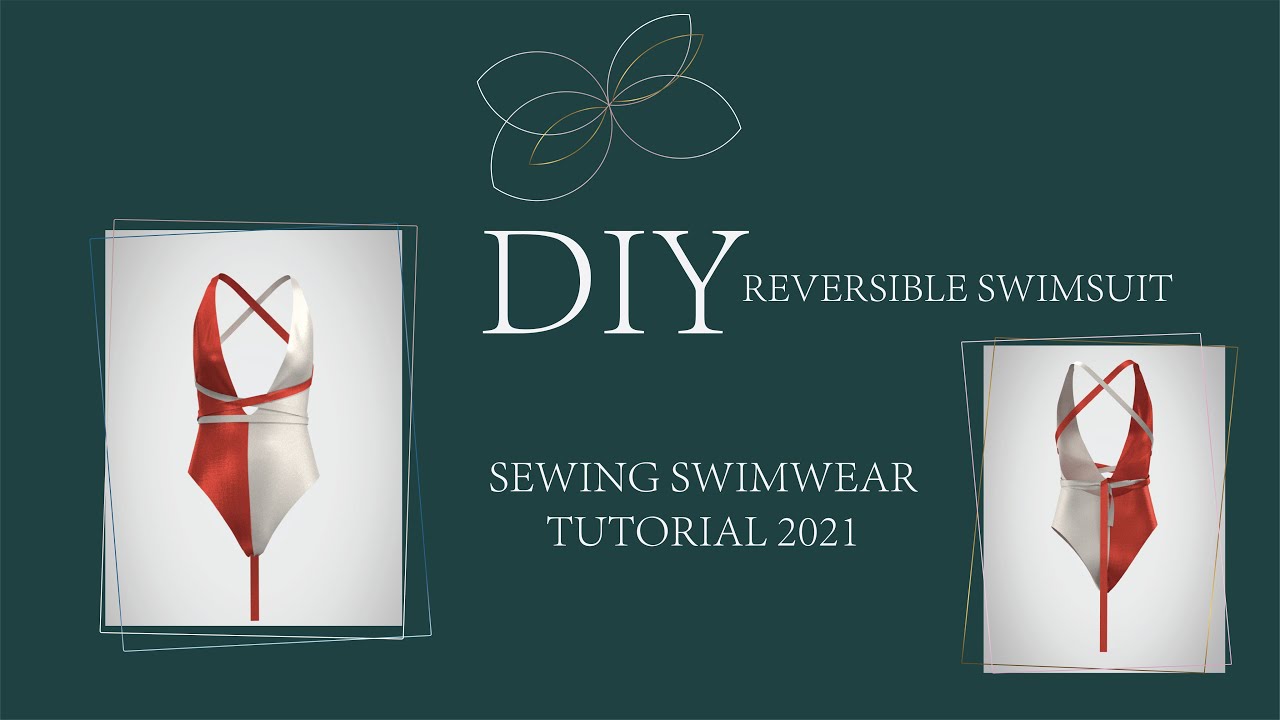 DIY How to Sew Reversible One-Piece Swimsuit | Sewing tutorial | Professional Sewing Patterns