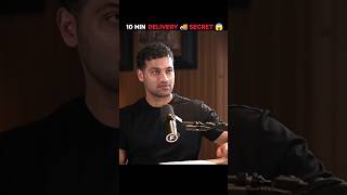 Zomato Founder Reveals 10-Min Delivery Truth! | Deepinder Goyal Raj Shamani #podcast #shorts #new