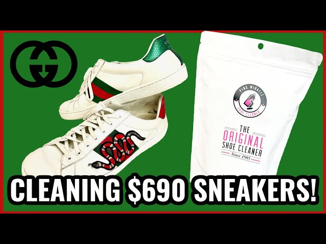 Pink Miracle Shoe / Sneaker Cleaner Test / Review! 