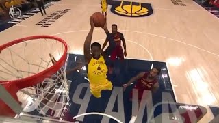 Victor Oladipo Dunks on LeBron James (Pacers vs. Cavaliers)