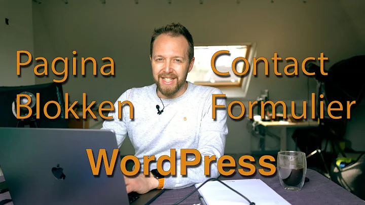 Wordpress  pagina opmaak en  contact formulier.