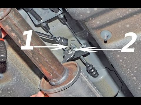 🔨Лада гранта - подтягиваем ручник БЕЗ ЯМЫ зимой)! - YouTube