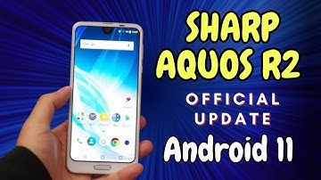 how to update sharp aquos r2 to android 11| official update sharp aquos r2