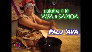PALU AVA : paluina o le 'AVA a SAMOA (1998)