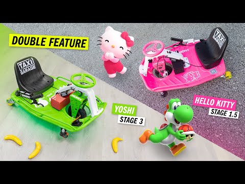 Yoshi and Hello Kitty Custom Crazy Cart Build Breakdown Double Feature!