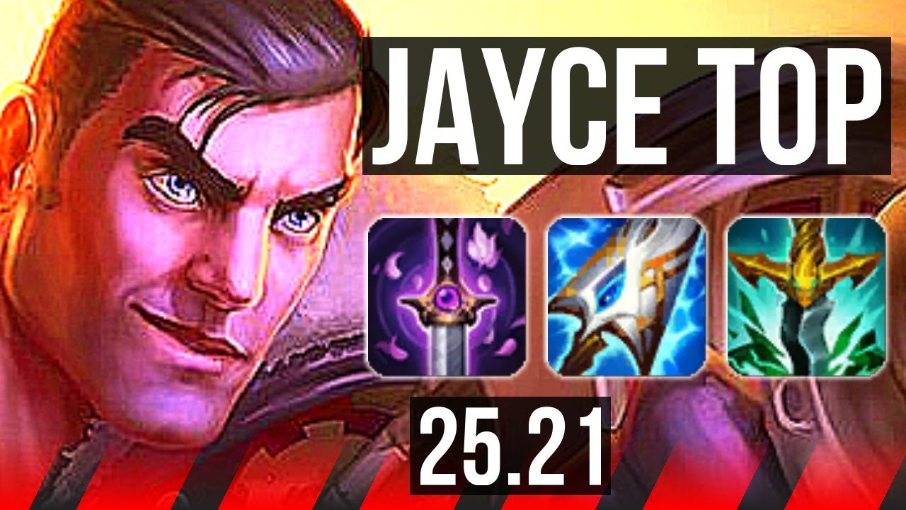JAYCE vs YONE (TOP) | 12/0/13, Legendary, 6 solo kills | KR Master | 25.21