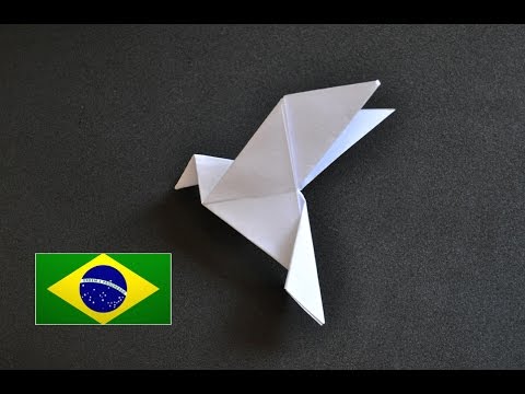 Vídeo: Como Fazer Uma Pomba De Papel