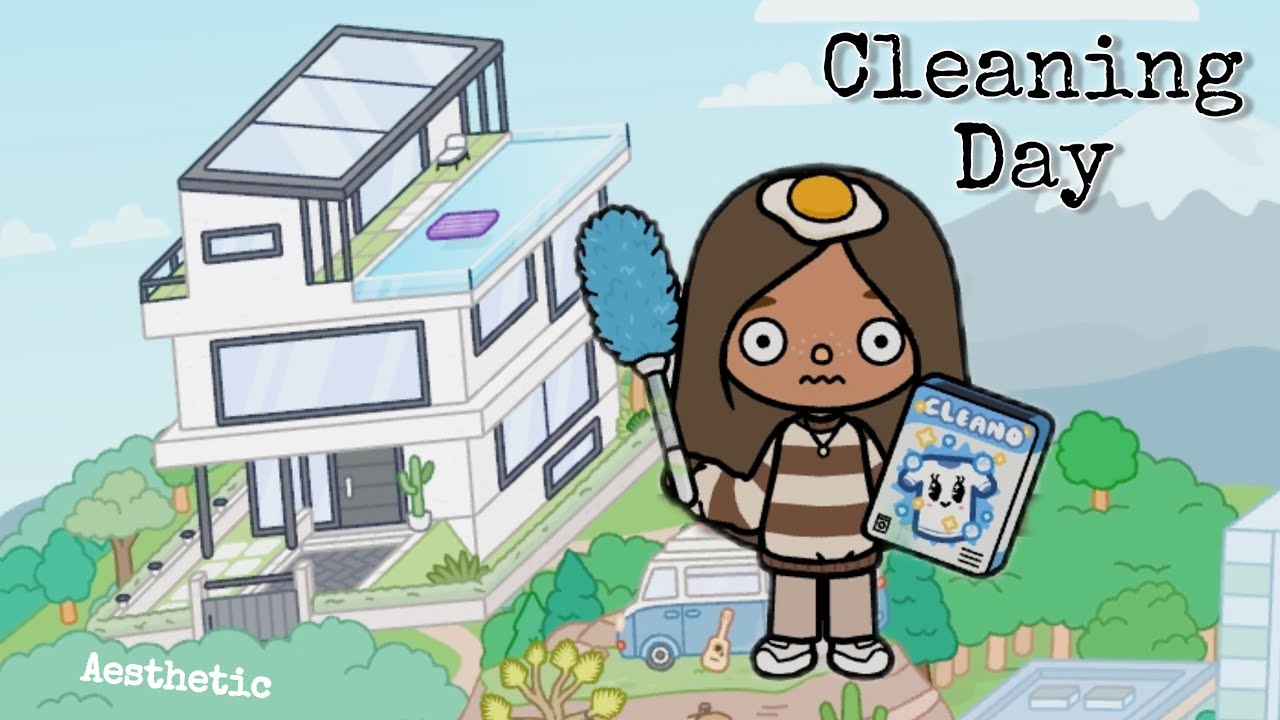Cleaning Day_ Toca Vlogs # toca boca#vlog