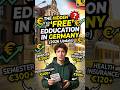 The "Hidden" Costs of Free Education in Germany #studyabroad #studyingermany #education
