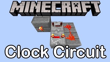How To Build a Simple Clock Circuit in Minecraft!