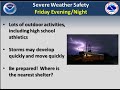 October 4, 2013 - Severe Thunderstorms Expected - 6 am update
